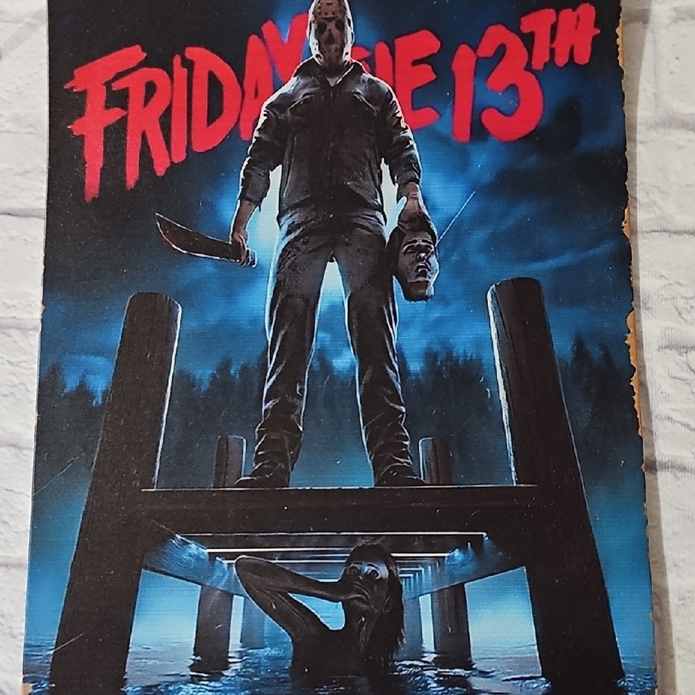 Friday the 13th Metal Sign - Picture 4 of 4